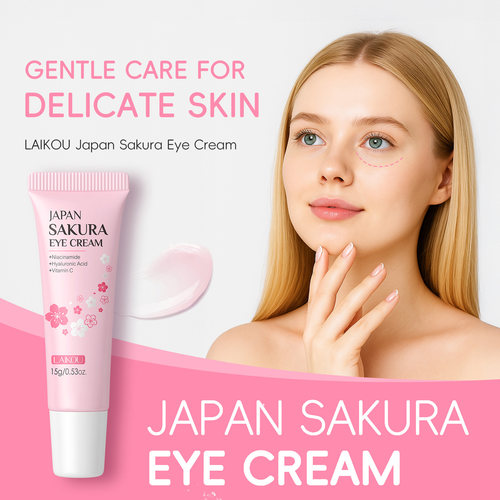 LAIKOU JAPAN SAKURA EYE CREAM 莱蔻日本樱花眼霜