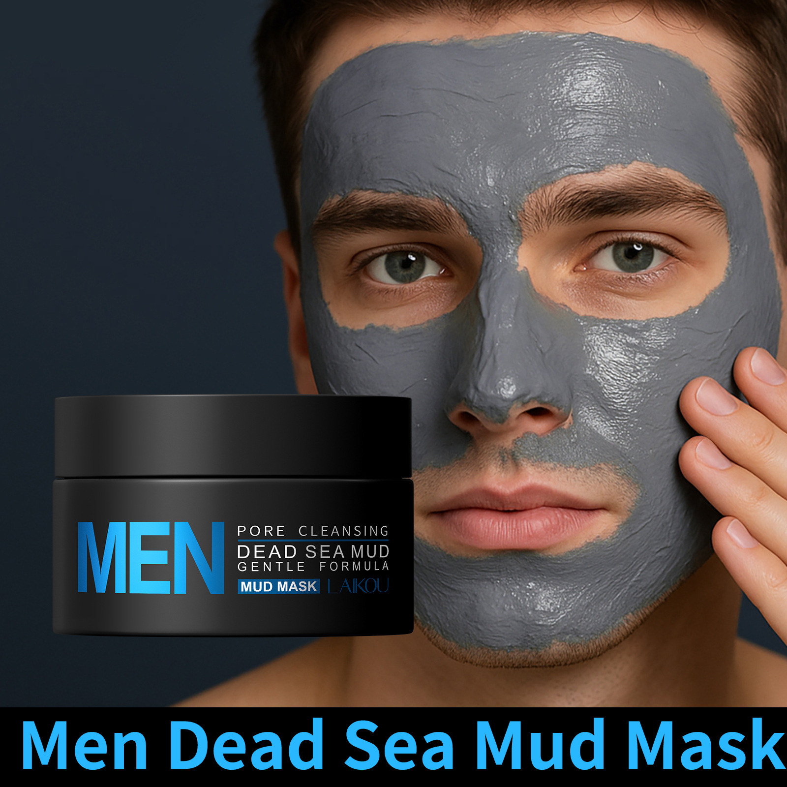 Men Dead Sea Mud Mask 莱蔻男士死海泥膜100g保湿清洁泥膜
