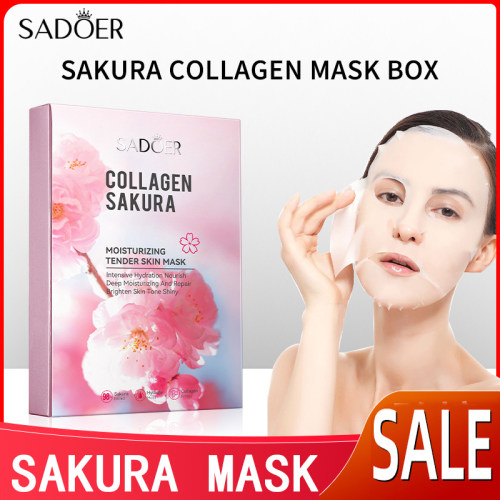 SAKURA Facial mask樱花胶原蛋白保湿面膜MOISTURIAING SKIN MASK