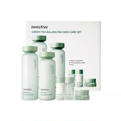 innisfree悦诗风吟绿茶水乳套装 礼盒平衡水油肌清爽补水保湿 舒缓