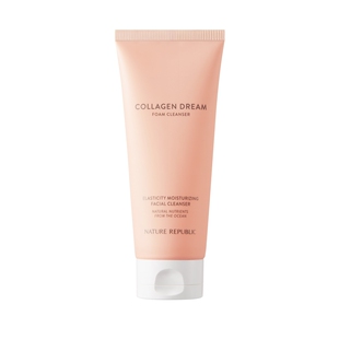 韩国NatureRepublic自然乐园胶原蛋白洗面奶清洁肌肤保湿弹力护肤
