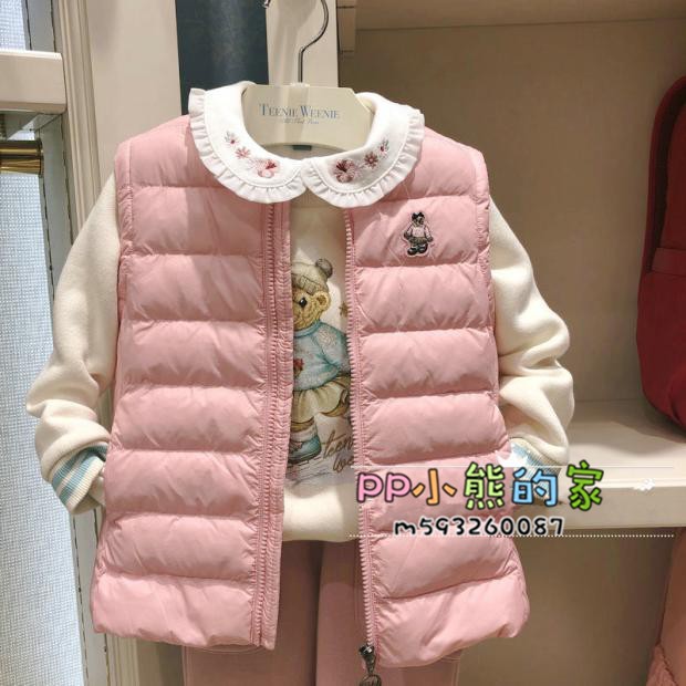 现货棉马甲女童衬衣背心