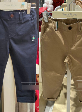 春秋季童装男童时尚休闲裤儿童纯色直通SR长裤TKTC231201A 92601