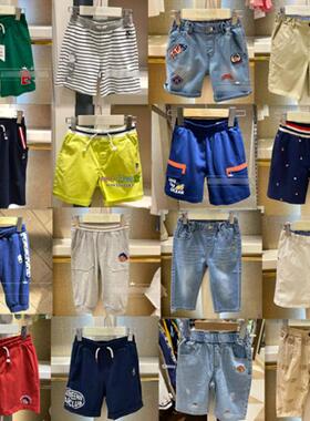 清货特惠甩！夏季男童短裤五分/七分/中裤卡通小熊TKTH212406D