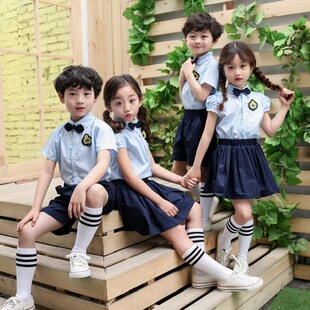 幼儿园园服六一儿童演出服小学生校服女童朗诵演讲比赛大合唱服装