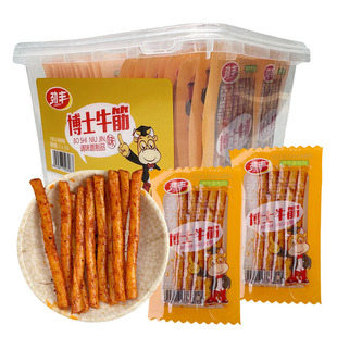 劲丰博士牛筋辣条8090儿时怀旧面筋双仔素牛筋豆筋小零食休闲食品