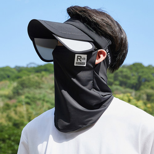 空顶帽户外加宽帽檐男夏天遮阳帽