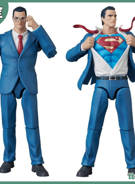 预定金 MAFEX DC 缄默 超人 克拉克 肯特 记者便服 可动手办 0225