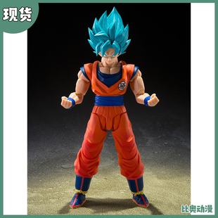 现货 万代 SHF 龙珠超 蓝发悟空 超越界限的苍蓝之力 3.0