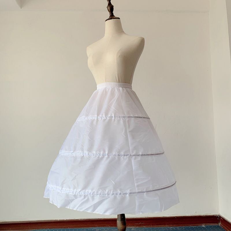 女童裙撑lolita蓬蓬洛丽塔演出服裙花童礼服公主长裙内衬半身裙图片