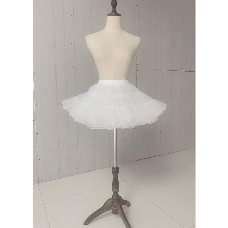 裙撑lolita无骨30厘米4层软中长款洛丽塔日常撑汉服撑衬裙延长撑