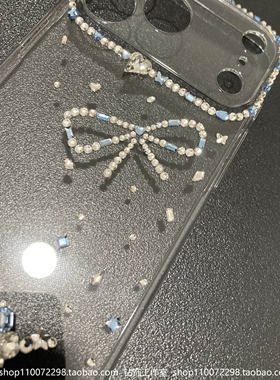 适用苹果手机壳iPhone17promax15plus14pm13mini12保护套16e闪高级感镶水钻亮晶晶高档轻奢华蝴蝶结爱心air女