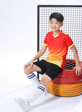 足球服套装男女训练比赛队服初中小学生儿童速干短袖球衣