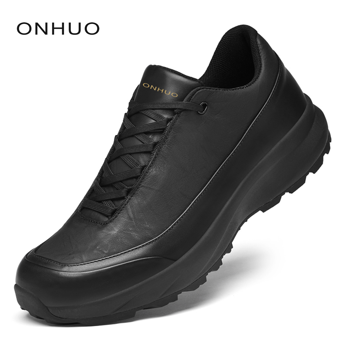 ONHUO真皮运动休闲鞋舒适百搭男