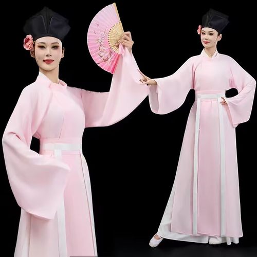古典舞扇子舞表演服宋制国风