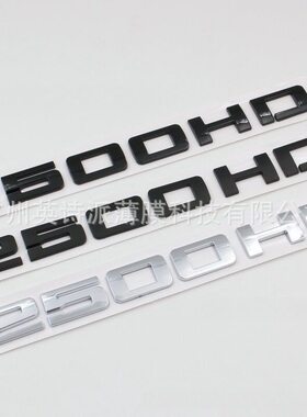 适用于雪佛兰 GMC 2500HD车标 ABS皮卡贴标 silverado车门贴标