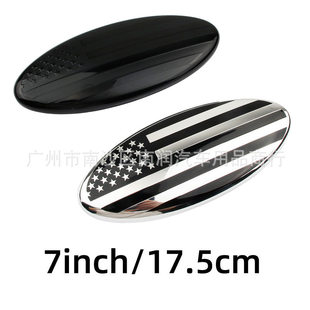 探险者后尾标美国旗车标7inch 锐界 适用于福特猛禽F150 F250后标