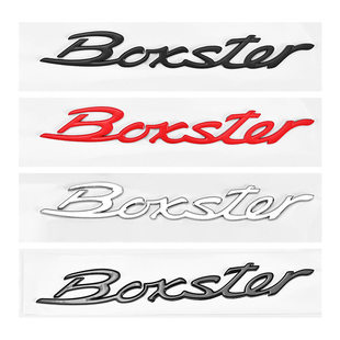 911后尾标志贴 Boxster 适用于保时捷Cayman车标S标英文字母 718