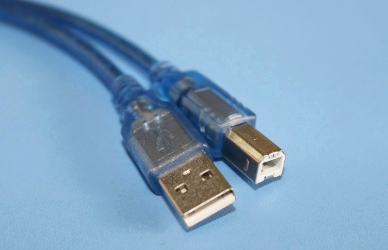 高品质USB打印线全铜USB2.0数据线打印连接线蓝色1.5米3米5米10米
