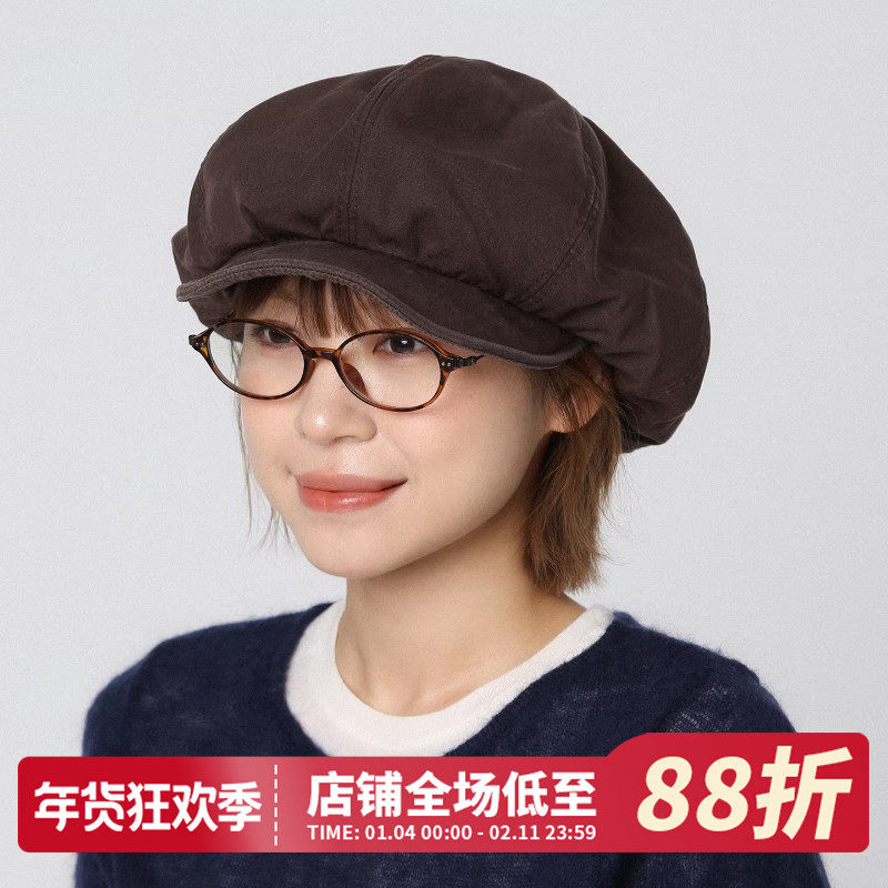 韩系复古云朵棕色贝雷帽女秋冬大头围画家帽显脸小八角帽报童帽子,服饰配件/皮带/帽子/围巾,帽子,淘宝优惠券,粉丝福利购,淘宝优惠卷