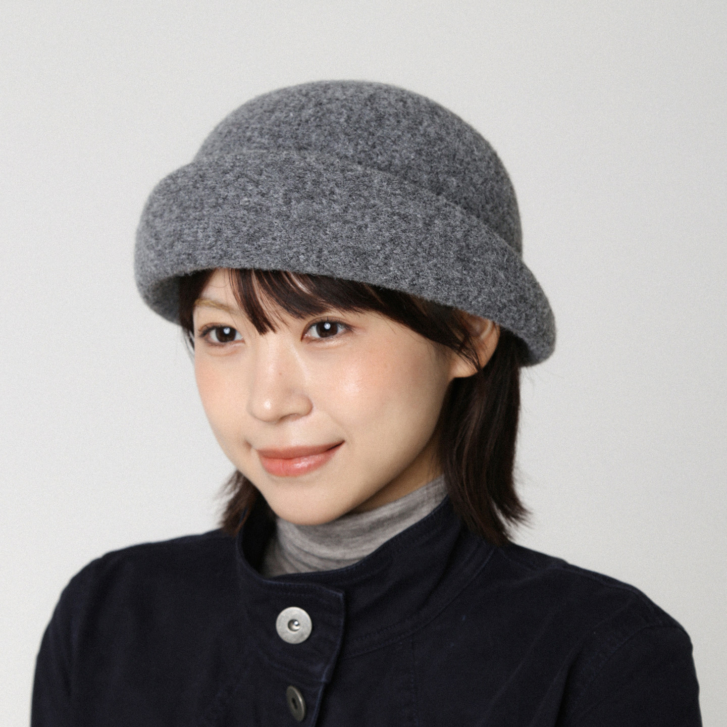 『立体定型』英伦风毛呢盆帽子女冬季毡帽礼帽圆顶帽显脸小渔夫帽