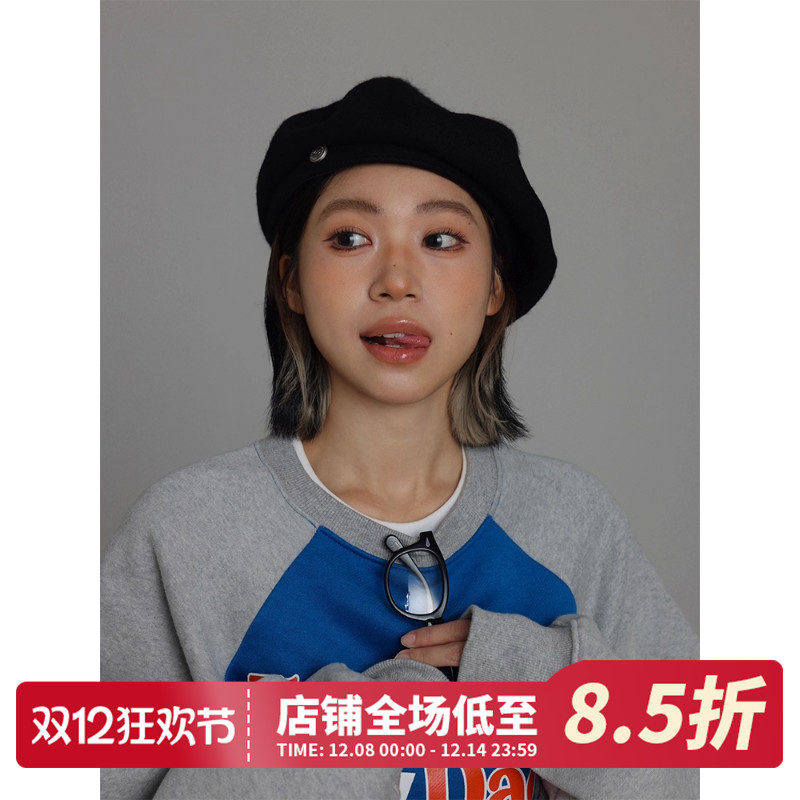 CHASELUCK贝雷帽大头围画家帽