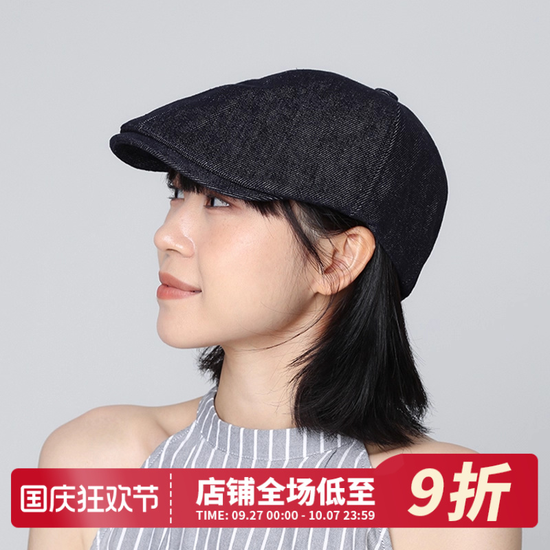 CHASELUCK长乐牛仔复古贝雷帽