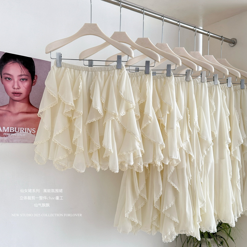 不规则半身裙女2025新款设计感