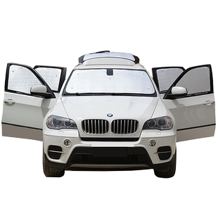 福特麦柯斯专用遮阳挡防晒隔热遮阳帘遮阳板太阳默默侧窗帘前档风