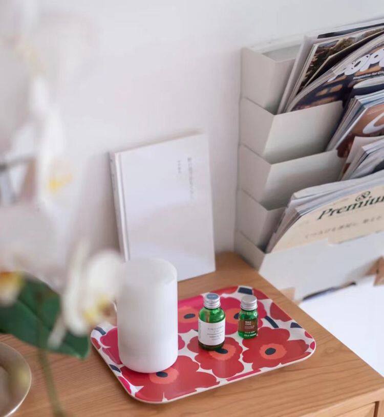 出口韩国花朵 树脂点心托盘北欧餐盘茶盘水果盘子家用托盘