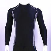 锦纶潜水服高弹速干防晒浮潜防水母衣冲浪水上运动男分体泳衣