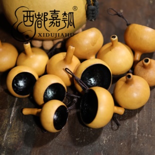 西都嘉瓠天然葫芦漏斗酒葫芦漏斗手工制作大漆髹涂漆艺漆器配饰