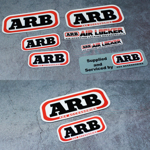 ARB越野差速锁警示标反光车贴