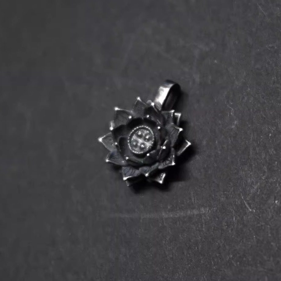 混沌莲-无序状态原创设计S925纯银手工银饰品做旧风吊坠项链男女,饰品/流行首饰/时尚饰品新,银饰吊坠,淘宝优惠券,粉丝福利购,淘宝优惠卷