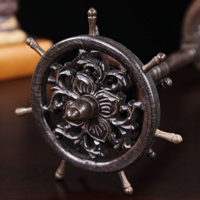 红木层旋转鸡翅木圆笔架 实木质笔搁毛笔笔架毛笔挂