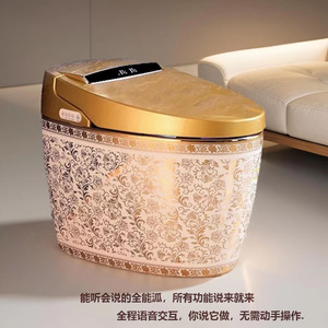 金色智能马桶一体座便器烘干妇洗