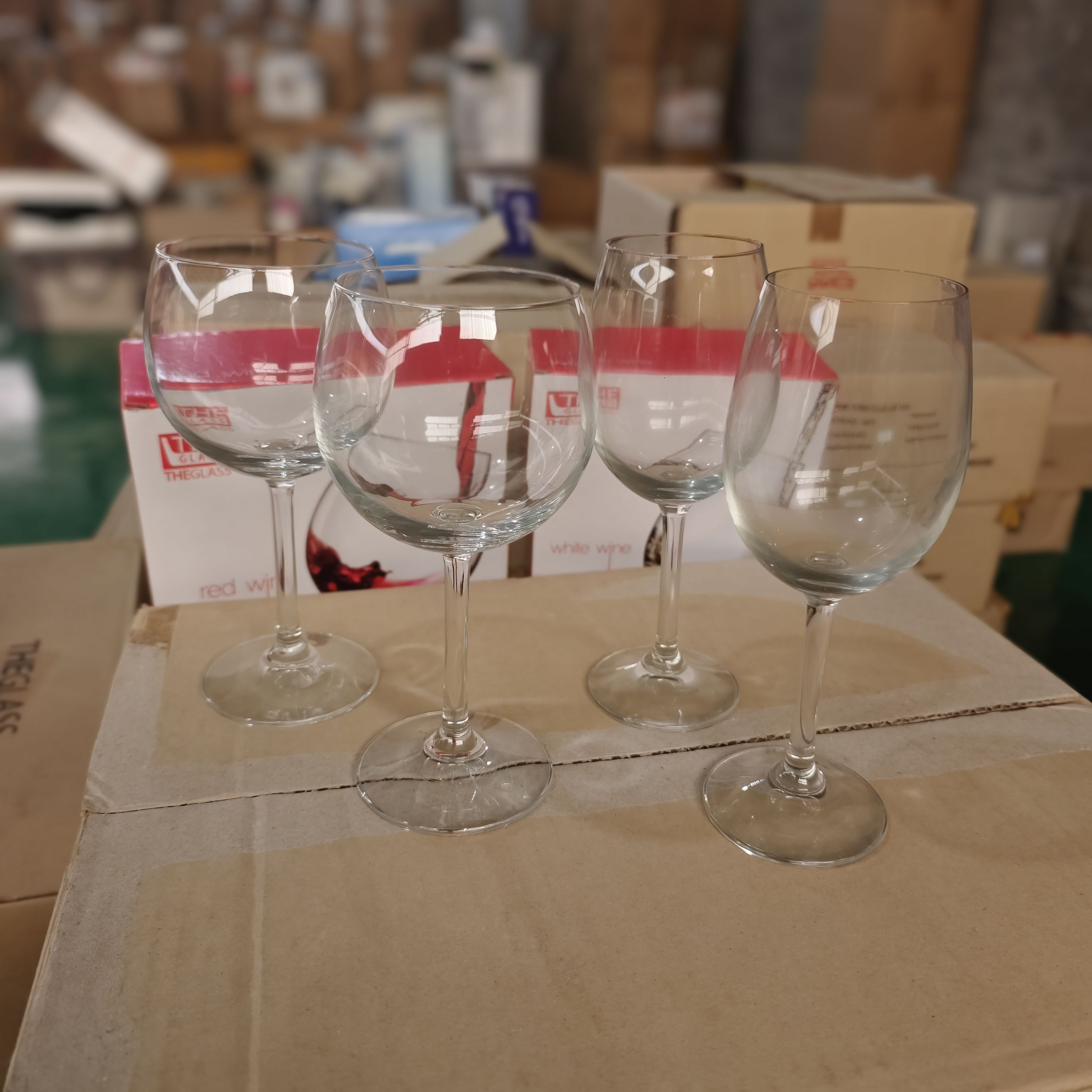 韩国进口The glass得乐客 香槟红酒高脚杯一对两只装360ml/500ml