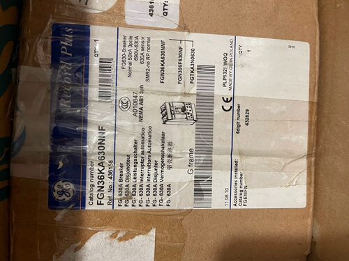 FGN36KA630NNF断路器GE全新原装拍前请询价