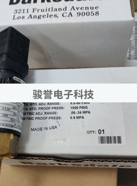 L96211-BB6-S1085巴士德Barksdale压力开关全新原装