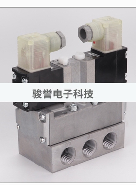 CKD  先导式五通单体电磁阀 4F430-10-LP-AC220V拍前请询价