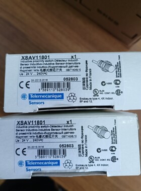 施耐德速度开关XSAV11801测速传感器XS7F1A1PAL2原装拍前请询价