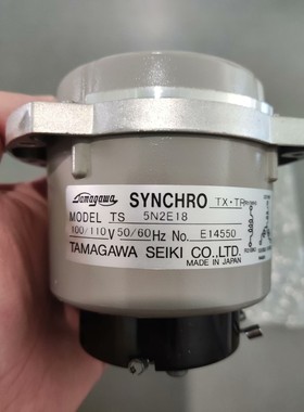 多摩川同步电机TS5N2E18 100/110V TAMAGAWA SYNCHRO TX.TR拍前请