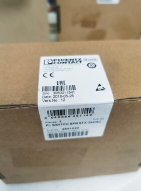 菲尼克斯交换机2891020 FL SWITCH SFN 8TX-24VAC原装拍前请询价