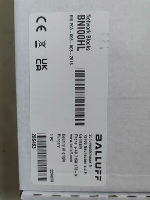BALLUFF巴鲁夫BNI00HL BNI PG3-508-0C5-Z015全新原装拍前请询价