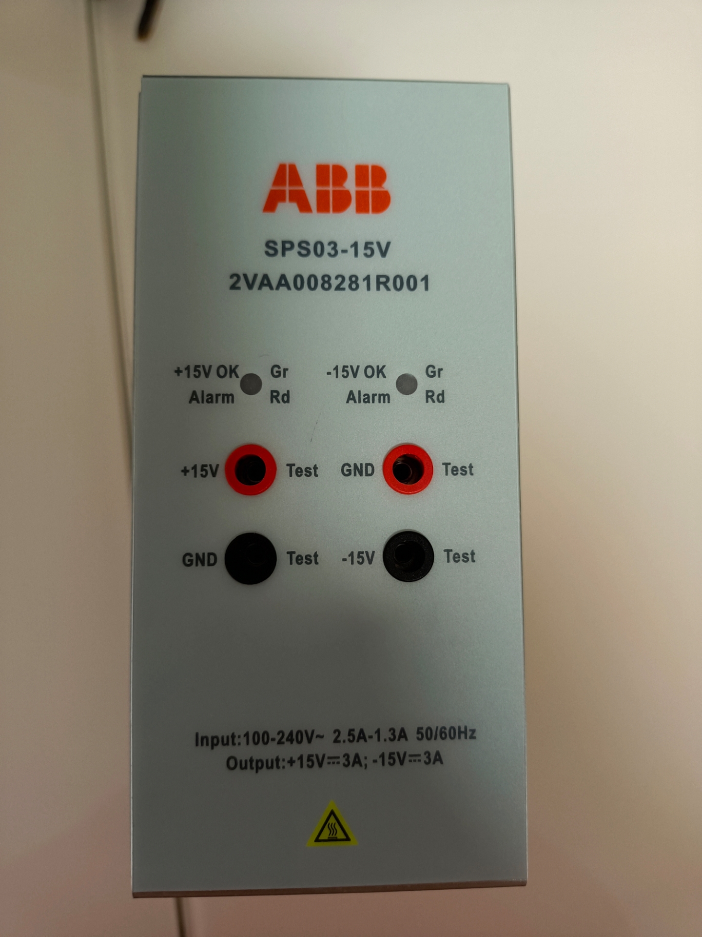 ABB电源 SPS03-15V 2VAA008281R0全新原装拍前请询价