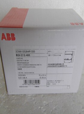 全新ABB电能表 B24 212-400 2CMA100264R1000  现货议价