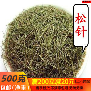 松针特级中药材店铺500克g散装纯干全松茶食用马尾松针叶茶中草药