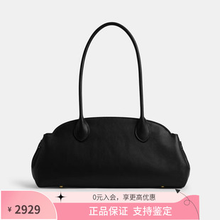 COACH蔻驰 专柜款女士皮质单肩手提包新款保龄球法棍包CCM57