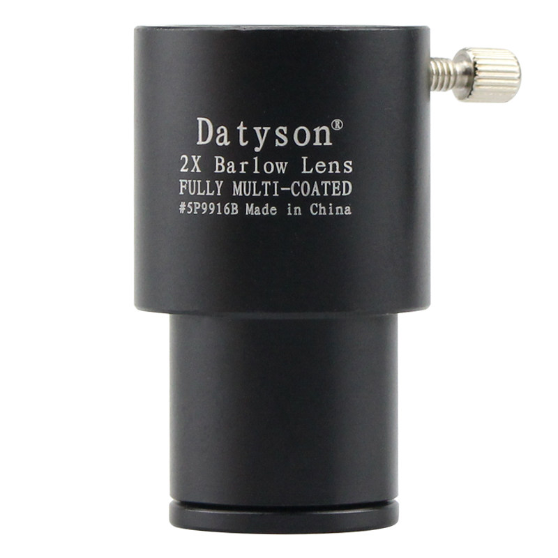 Datyson天文望远镜配件0.965英寸2X增倍镜5P9916B全金属光学玻璃