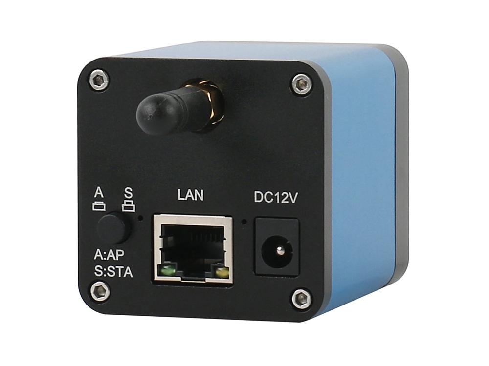 WIFI WLAN接口 1080P 5.0MP工业视频显微镜摄像机 C型网络相机